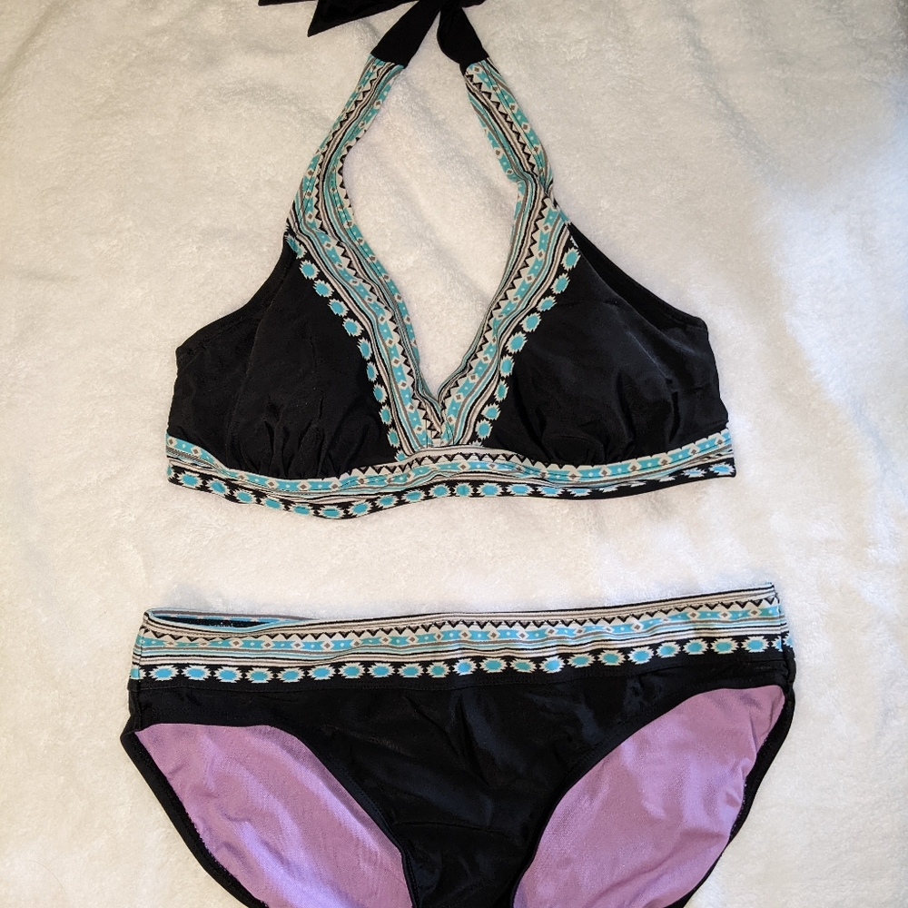 Athleta bikini set-size 36 B/C top, size M bottoms
